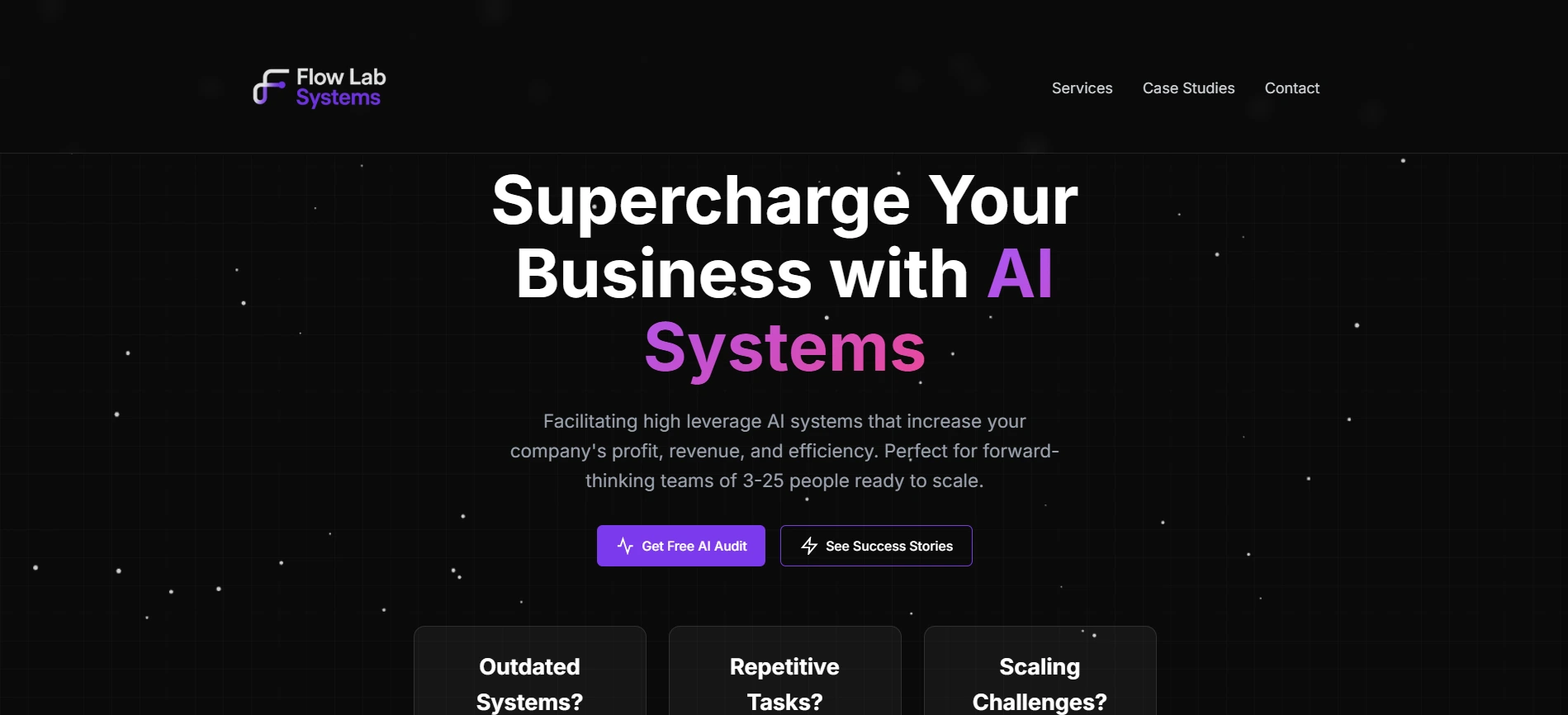AI Agency Website