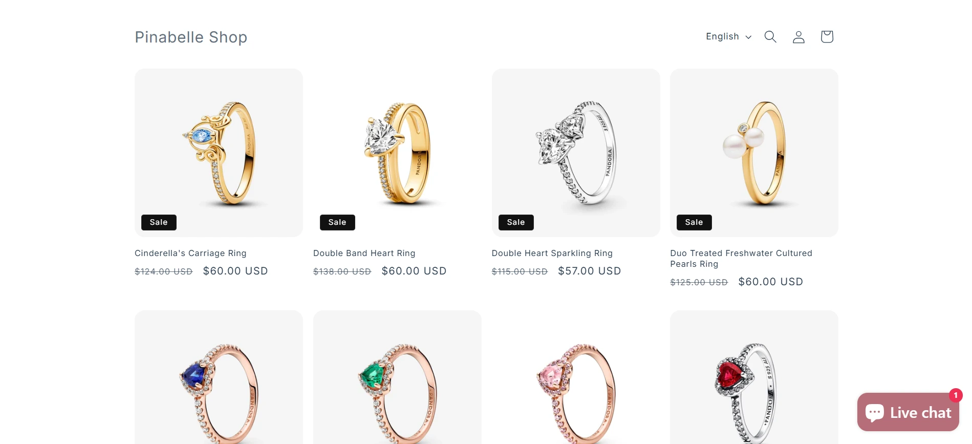 Pinabelle Jewelry Website